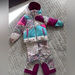 Spyder Kids Colorful Snowsuit - Pink, Blue, Purple